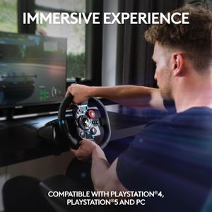 Logitech G29 Racing Wheel – Black, PS4/PC Compatible