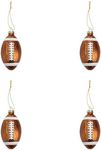 Bioworld Football Glass Hanging Adult Ornament