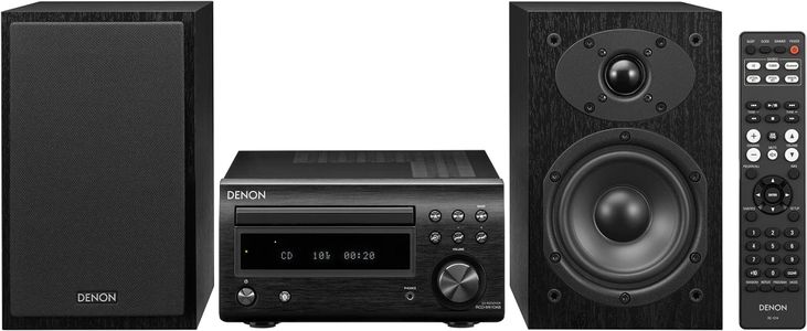 Denon D-M41DAB HiFi System – Black Compact Stereo