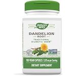 Nature's Way Dandelion Root, Traditional Diuretic Herb*, 100 Vegan Capsules