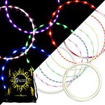 KID's HULA HOOPS - Quality Weighted Children’s Hula Hoops! Great For Exercise, Dance, Fitness & FUN! NO Instructions needed! Same Day Dispatch.! (Starburst Purple)