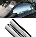 CREON Car Window Tint Window Privacy Film, Heat & UV Block and Scratch Resistant, Silver Film Auto Car Windshield Sun Shade (20x120 Inch)