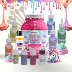 SMARTEEZ Unicorn Slime Therapy JAR | Unicorn Slime KIT | Slime Making KIT | 25+ Slime BATCHES | Glow in Dark Slime | Metallic Slime | Cloud Slime | Non Toxic | Safe | Kid Friendly | Jelly Putty Toys