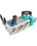 kemimoto Boat Caddy Marine Cup Holder Household Storage Box (1PC Upgraded White Marine Caddy)
