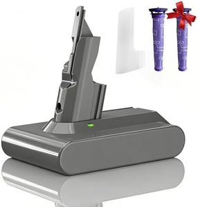 GREATXILI Premium 6500mAh for Dyson V7 Battery Replacement Compatible with SV11 Motorhead Animal Extra Mattress Absolute Trigger Allergy Vacuum Cleaners with 2 Pre-Filters