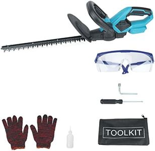 Cordless Hedge Trimmer Garden Cutter Fit for Makita Battery Powered 1400W with 1 Battery