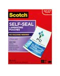 Scotch LS854WC LS854WC Self-Sealing Laminating Pouches, 25 Sheets, 9.0 in x 11.5 in, Gloss Finish Letter Size (LS854-25G-WM)