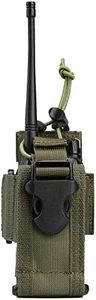VIPERADE Radio Holster, MOLLE Radio Pouch for Vest, Universal Walkie Talkie Holster Radio Holder for Duty Belt, Police Radio Holder Tactical Radio Pouch for Baofeng, Motorola (Green)