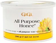 Gigi Honee Natural All Purpose Hair Removing Hot Wax Brows Bikini Body 14 Oz Jar