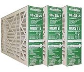 GeneralAire # 4511 ReservePro 16x25x5 furnace filter, Actual Size:15 5/8" x 24 3/16" x 4 15/16" Case of 3 Filters