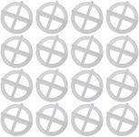 Be In Your Mind 200pcs 2mm Reusable Cross Tile Leveling System Spacer Plastic Clips Removable Tiling Tools for Spacing of Floor or Wall Tiles White