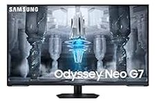 Samsung Odyssey Neo G7 LS43CG700NUXXU 43" 4K UHD Mini LED Smart Gaming Monitor - 3840x2160, 144Hz, 1ms, HDMI 2.1, Full Smart Platform, Speakers, Freesync Premium Pro