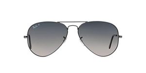 Ray-Ban Men Polarized Blue Lens Pilot Sunglasses - 0RB3025I004/7858