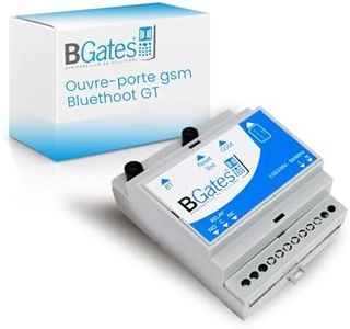BGates - Ouvre-Portail Connecté avec Bluetooth GSM GT - Interrupteur Connecté Maison - Télécommande Universelle Portail et Garage - Ouvre Portail Connecté avec App iOS/Android, GSM ou Bluetooth