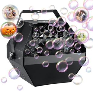 Theefun Bubble Machine: 1500+ Bubbles Per Minute Bubble Maker for Toddlers Kids, Portable Plug-in Bubble Blower for Party Wedding Camping-Professional Automatic Bubble Machine for Indoor Outdoor Use