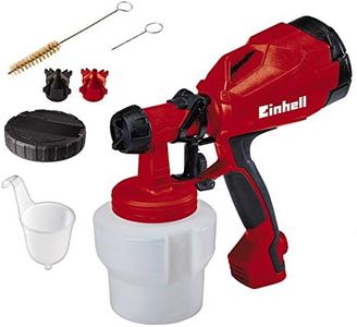 Einhell elektrisches Farbsprühsystem TC-SY 500 P (500 W, für kleine und mittelgroße Arbeitsflächen für Lacke und Lasuren, Farbmengenregulierung)