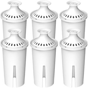 Max Strength Pro Water Filter Replacement for Brita® Pitchers & Dispensers, Classic OB03, Mavea® 107007, 35557 & More, NSF Certified Water Pitcher Filter, 1 Year Supply, Fits Brita & Mavea, 6 Count