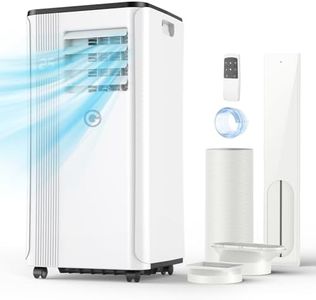 Klimaanlage Mobil 9000BTU, Mobile Klimaanlage 4-in-1 Tragbare Klimagerät, Luftentfeuchter, Ventilator, Klimaanlage mit Abluftschlauch Digitalanzeige & Fernbedienung, Kühlfläche bis zu 88 m³(33㎡)