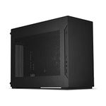 Lian Li A4-H2O Small Case - Mini ITX - Aluminum Exterior & SPCC Steel Interior - PCIe 4.0 - Easy AIO Installation - Supports SFX/SFX-L Power Supply (A4-H2O A4 Black)