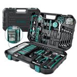 Sundpey Home Tool Kit 300-Pcs - Household Auto Repair Tool Set - Complete General Hand Tool Kits for Handyman & Precision Screwdriver Set & Wire Stripper & Metric Hex Key & Tool box Case for Men Women