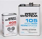 West System 105 Epoxy Resin (KIT Resin GAL + 205B)