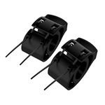 TenCloud 2-Pack Bicycle Handlebar Mount Bracket Kit W/Zip Ties Compatible with Garmin Forerunner, Approach, Fenix Watches
