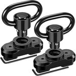 CVLIFE Qd Sling Mount 1.25" Sling Swivel 2-Pack for Two Point Sling (2 Pack 360° Rotation Sling Mount)