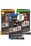 MET-Rx Big 100 Colossal Protein Bars, Healthy Meal Replacement Snack, Super Cookie Crunch, Vanilla Caramel Churro, Crispy Apple Pie Variety, 12 Count