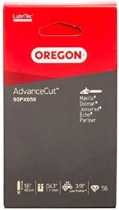 Oregon AdvanceCut™ Saw Chain to fit 16-Inch (40cm) DeWalt, Greenworks, McCulloch and Parkside Chainsaws, 56 Drive Links (90PX056E)