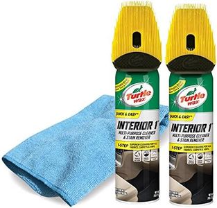 Turtle Wax T440R2W OXY Interior 1 Multi-Purpose Cleaner and Stain Remover - 18 oz. (Pack of 2) with Microfiber Towel