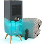 DREAMORA Luna - Water-Cooled Bed Cooling System - Elegant & Compact Bed Cooler for Hot Sleepers, Deep, Restorative Sleep - Dual-Sided Cooling Mattress Pad & Precise Temperature Control
