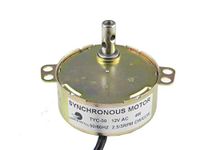 CHANCS TYC-50 Synchronous Electric Motor 12V AC 2.5-3RPM 4W CW/CCW Fireplace Motor Turntable Motor