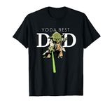 Star Wars Yoda Lightsaber Best Dad Father's Day T-Shirt