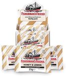 Fisherman's Friend Honey & Lemon Sugar Free Extra Strong Menthol Lozenges, Pack of 8 (25 g)