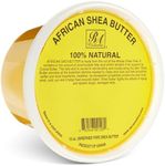 RA Cosmetics 100% Pure African Shea Butter, Golden - Unrefined, Raw African Luxury Head-to-Toe Moisture Miracle for Radiant Skin and Luscious Hair - Sourced from Ghana - 16 oz Jar