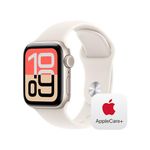 Apple Watch SE 3 [GPS + Cellular 40mm] Smartwatch with Starlight Case with Starlight Sport Band- with AppleCare+