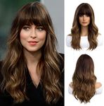 OUFEI Ombre Brown Wigs for Women 20