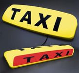 24" Yellow / Amber LED Illuminated LED Taxi Cab Roof Sign Top Light