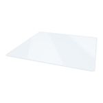 Deflecto Premium Clear Glass Chairmat, Multi-Surface Use, Rectangle, Beveled Edge, 48 x 60 Inches (CMG70434860)