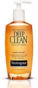 Neutrogena Deep Clean Daily Facial Cleanser With Beta Hydroxy Acid For Normal To Oily Skin, Alcohol-Free, Oil-Free & Non-Comedogenic, 6.7 Fl. Oz