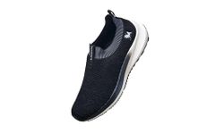 Neeman's Grip Fit Slip Ons for Men | Casual Shoes for Men | Lightweight & Comfortable | Trendy Stylish EVA Sole Shoes | Flexible, Breathable Walking Shoes for Men | Black, UK 9