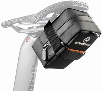 OFFBONDAGE Bike Saddle Bag Small with Co2 Cartridges Holder Design Bike Seat Bag for Road Mountain ebike