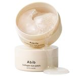 Abib Collagen Eye Patch Jericho Rose Jelly 60 Patches, Korean Under Eye Patches for Puffy Eyes and Dark Circles, Anti-Wrinkle, Collagen, Caffeine, Niacinamide, Ceramide, Antioxidant, Skin Care