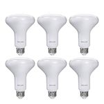 Philips LED Flood Light 6 Pack, 65 Watt Equivalent, Soft White (2700K) BR30 Dimmable, Medium Screw Base
