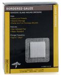 Medline Bordered Gauze Adhesive Island Wound Dressing, 2" x 2" with 1" x 1" Pad, 15 Per Box