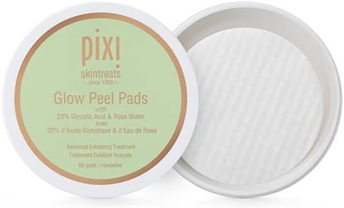 Pixi Beauty Glow Peel Pads | Exfoliating Treatment Pads Contain 20% Glycolic Acid | Reveal Glowing Complexion | 60 Pads