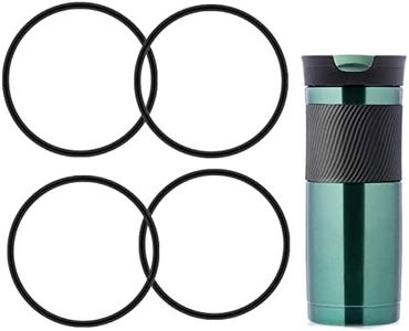 4/6 Pack Gasket Replacement Fits for Contigo Snapseal Byron Travel Mug 16oz & 20oz, Leak-Proof Rubber Seal Lid Gaskets Replacement Silicone Part for Contigo Coffee Travel Tumbler