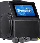 Mr Entertainer Digibox. Portable Touch Screen Karaoke Machine and Media Player (2 x Wireless Microphones)