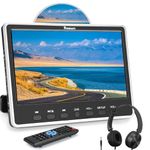 NAVISKAUTO 12'' Headrest DVD Player with HDMI Input, Car DVD Player with Free Headphone Support USB/SD Card, Region Free, Last Memory, AV in & AV Out