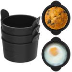 Premium Ramekins for Air Fryer, Air Fryer Egg Mould, Large Muffin Cases for Air Fryer (Pack of 5)